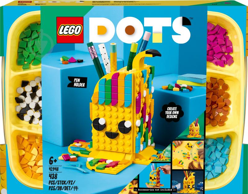 Конструктор LEGO DOTS «Банан». Підставка для ручок 41948 - фото 1