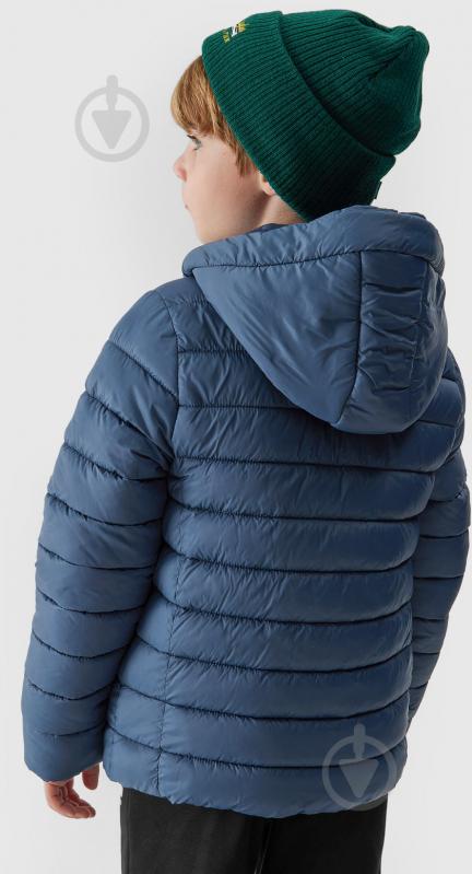 Куртка для хлопчиків 4F DOWN JACKET M273 4FJAW23TDJAM273-31S синя - фото 4