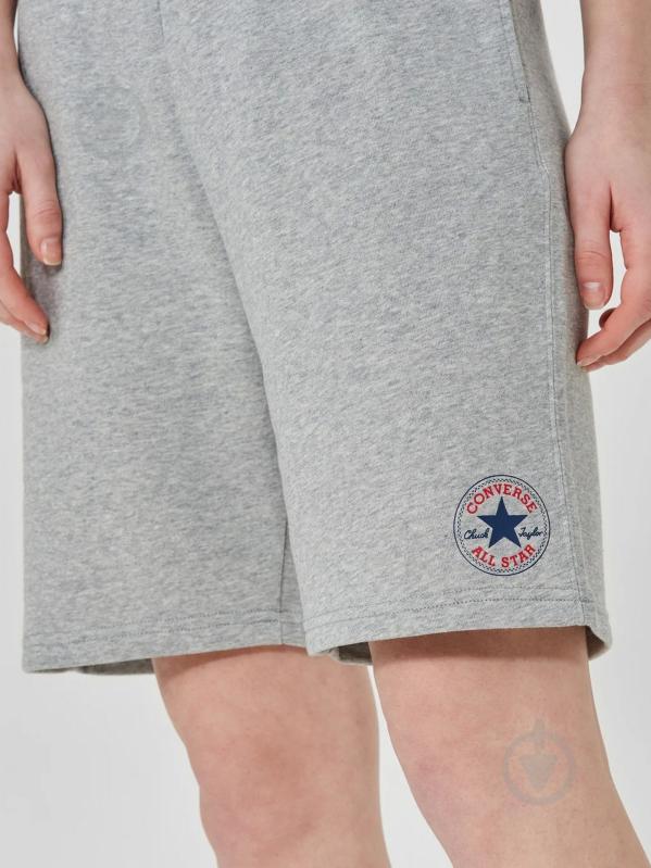 Шорти Converse NOVELTY CHUCK PATCH SHORT 10024946-035 р. XS сірий - фото 5