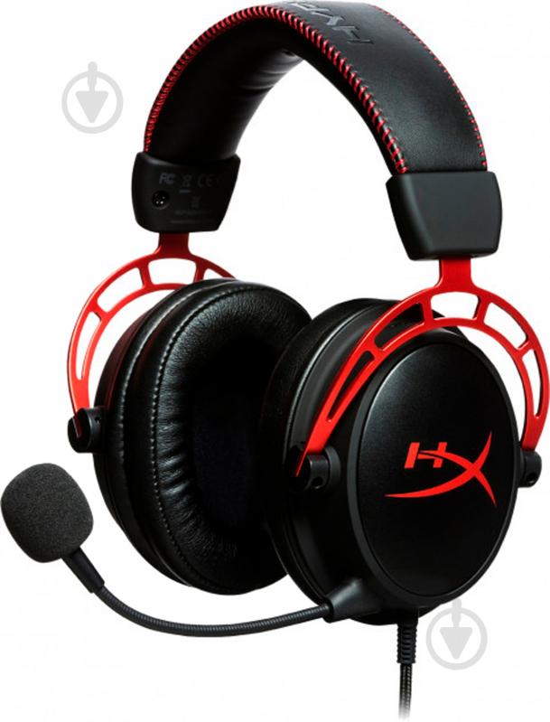 Наушники HyperX Cloud Alpha black/red (HX-HSCA-RD/EE) - фото 1