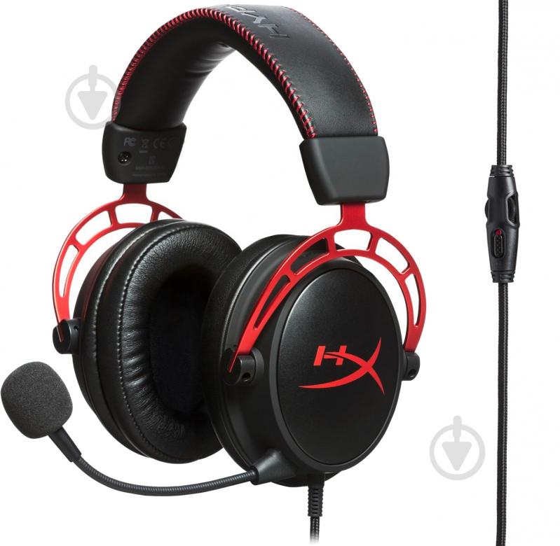 Наушники HyperX Cloud Alpha black/red (HX-HSCA-RD/EE) - фото 4