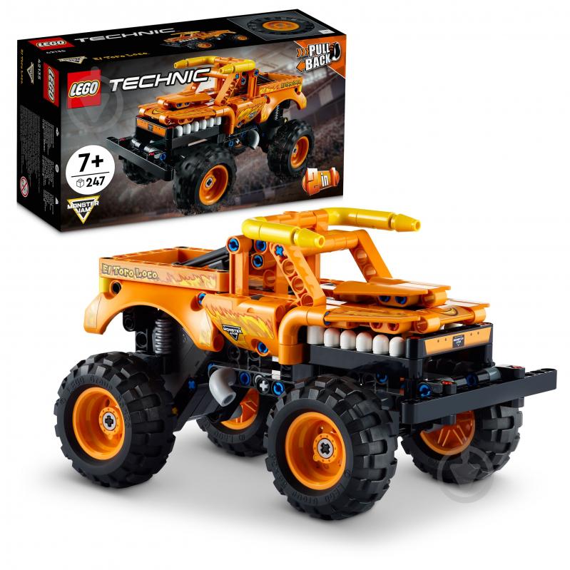 Конструктор LEGO Technic Monster Jam™ El Toro Loco™ 42135 - фото 10 Конструктор LEGO Technic Monster Jam™ El Toro Loco™ 42135 - фото 10