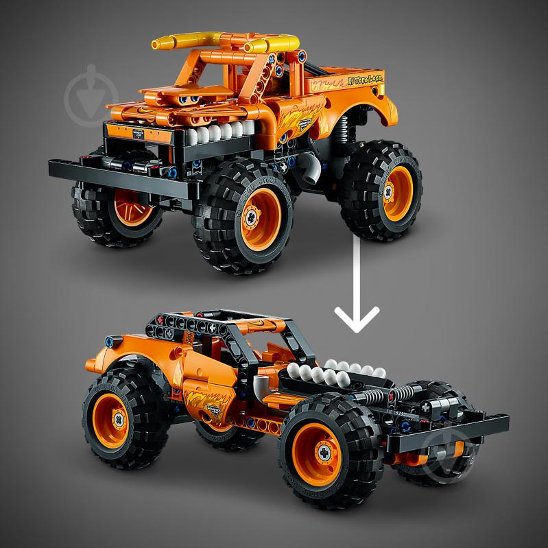 Конструктор LEGO Technic Monster Jam™ El Toro Loco™ 42135 - фото 4 Конструктор LEGO Technic Monster Jam™ El Toro Loco™ 42135 - фото 4