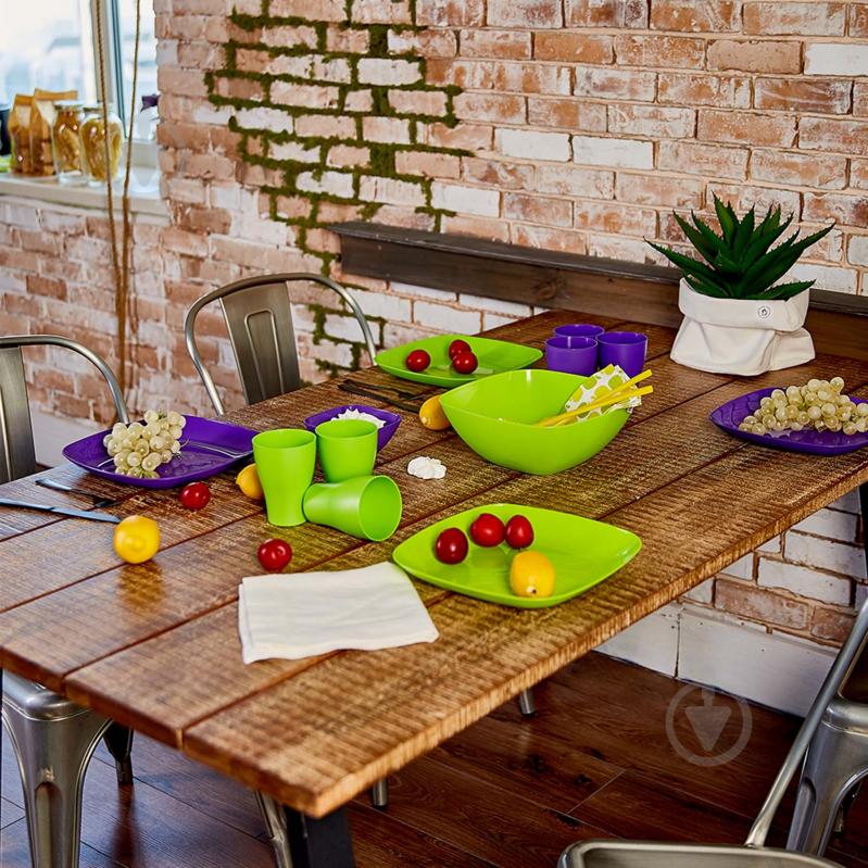 Тарілка Алеана Мульті 190х190 оливковий - фото 2