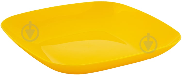 Тарілка Мульті 190х190 жовтий Алеана - фото 1
