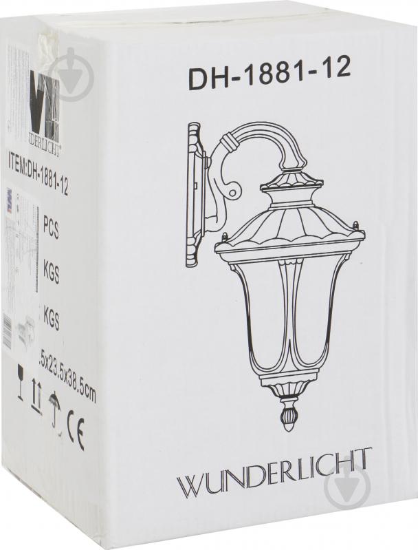 Світильник садовий WunderLicht E27 100 Вт IP44 білий 1881-12 - фото 3