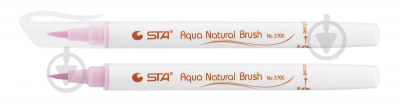 Маркер акварельний STA пензлик AQUA NATURAL BRUSH STA3700-12 світло-рожевий - фото 1