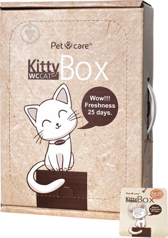 Туалет Pet Care KittyBox 41х28х11 см 25 дней - фото 1