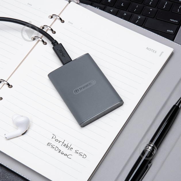SSD-накопичувач Transcend ESD360C 2000GB Portable USB Type-C 3D NAND (TS2TESD360C) - фото 5