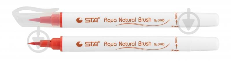 Маркер акварельный STA кисточка AQUA NATURAL BRUSH STA3700-15 коралловый - фото 1