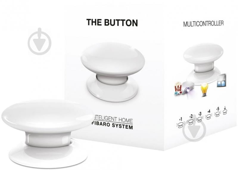 Умная кнопка Fibaro The Button FGPB-101-1_ZW5 белый - фото 14