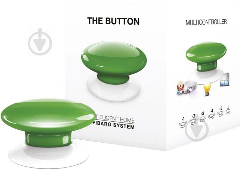 Умная кнопка Fibaro The Button FGPB-101-5_ZW5 зеленый - фото 14