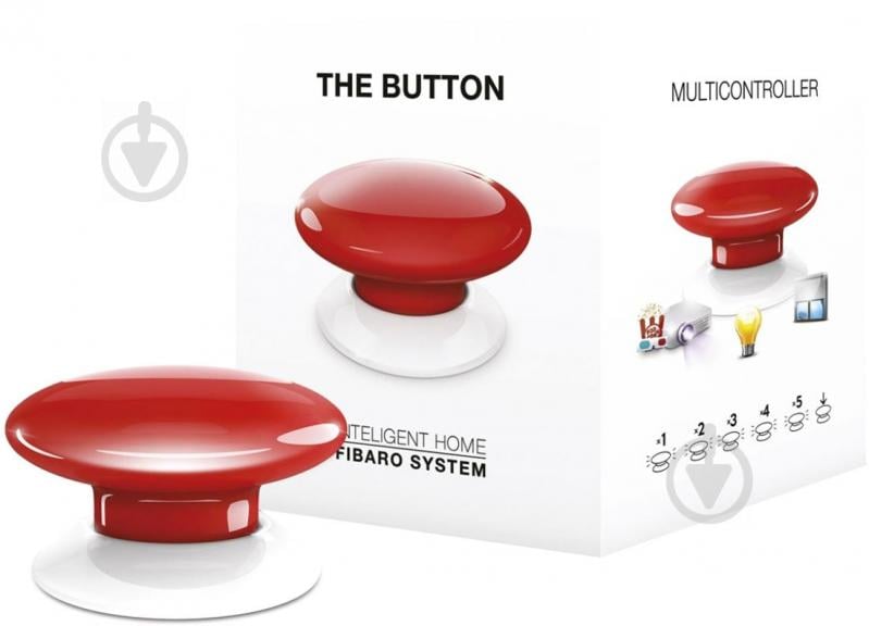 Розумна кнопка Fibaro The Button FGPB-101-3_ZW5 червоний - фото 14