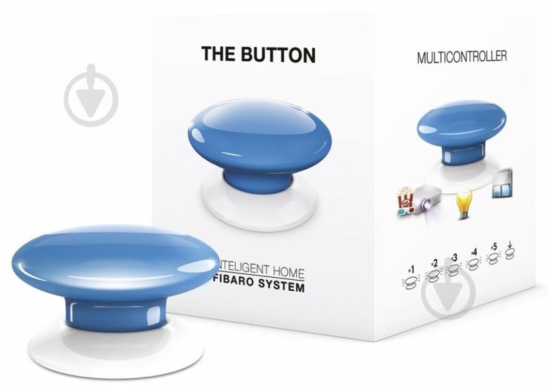 Умная кнопка Fibaro The Button FGPB-101-6_ZW5 синий - фото 14