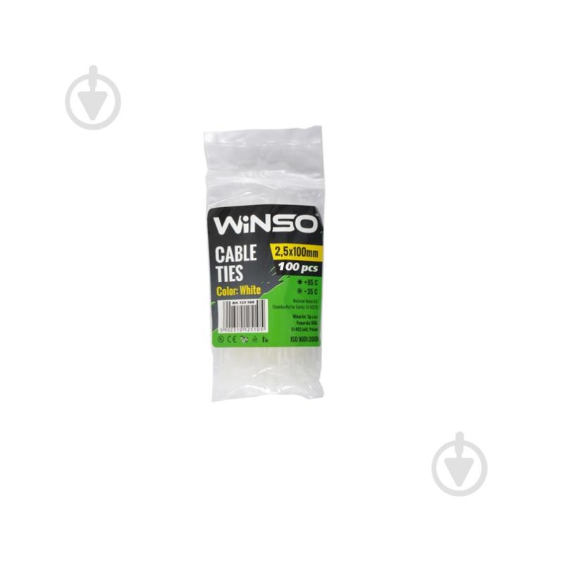 Хомут пластиковый WINSO 2,5х100 мм 125100 - фото 1