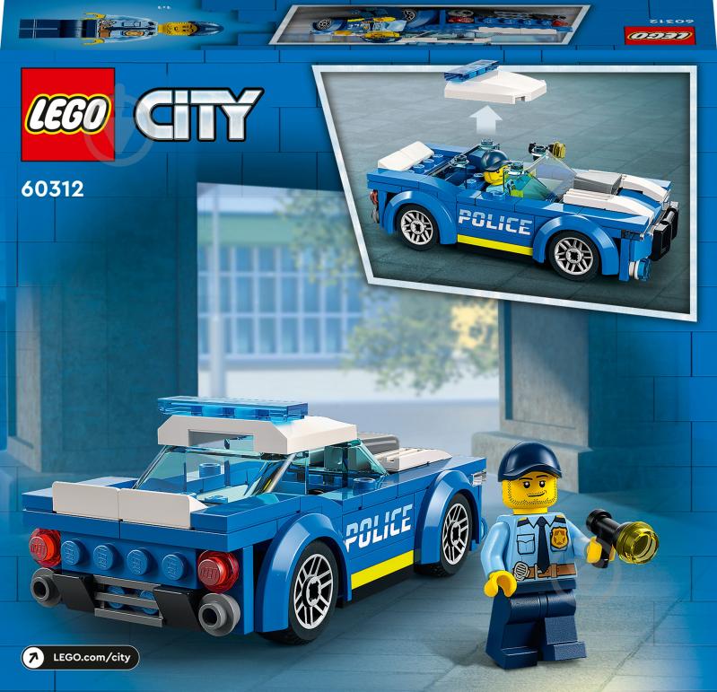 Конструктор LEGO City Полицейская машина 60312 - фото 6