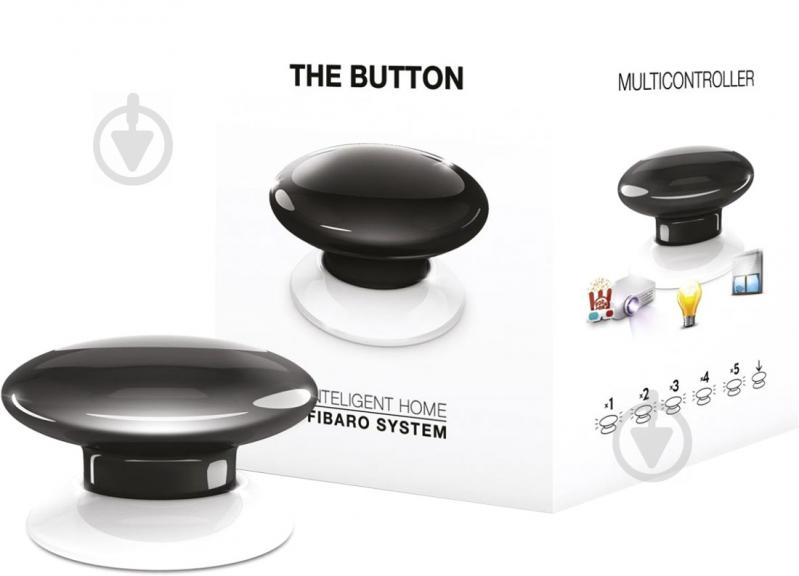 Умная кнопка Fibaro The Button FGPB-101-2_ZW5 черный - фото 14