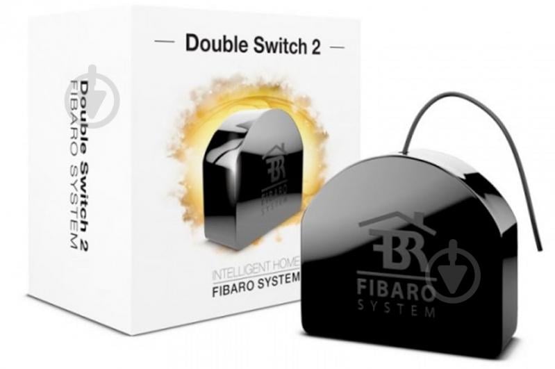 Умное реле Fibaro Double Switch 2 FGS-223_ZW5 черный - фото 2