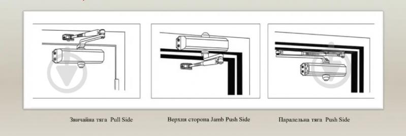 Доводчик дверной ASTEX FRD B5W 1250 мм Ral 9016 белый 120 кг - фото 7