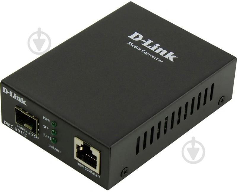 Медиаконвертер DLINK DMC-G01LC 1xGE, 1xSFP - фото 1