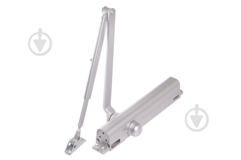 Доводчик дверной ASTEX FRD B6W 1524 мм Ral 9006 серебряный 150 кг - фото 1 Доводчик дверной ASTEX FRD B6W 1524 мм Ral 9006 серебряный 150 кг - фото 1