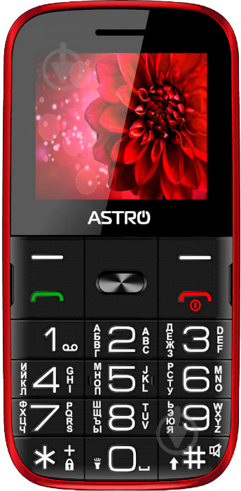 Мобільний телефон Astro A241 Dual Sim red - фото 1