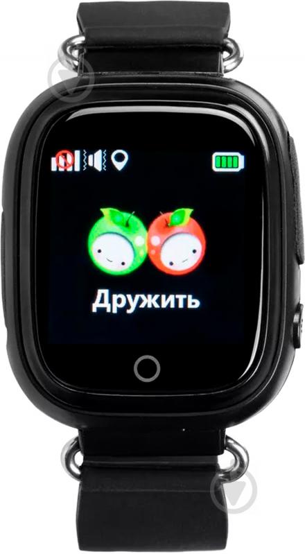 Смарт-годинник дитячий Gelius з GPS-трекером black (GP-PK003) - фото 4