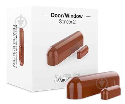 Розумний датчик відкриття вікон/дверей Fibaro Door/Window Sensor 2 FGDW-002-6_ZW5 коричневий - фото 3