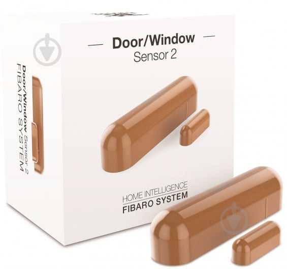 Розумний датчик відкриття вікон/дверей Fibaro Door/Window Sensor 2 FGDW-002-5_ZW5 світло-коричневий - фото 3