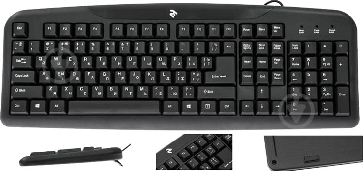 Клавиатура 2E KS 101 (2E-KS101UB) USB black - фото 6