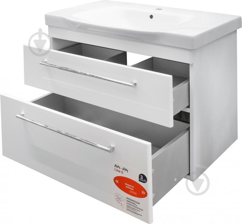 Тумба подвесная AM.PM з умивальником Like S 80 - фото 3