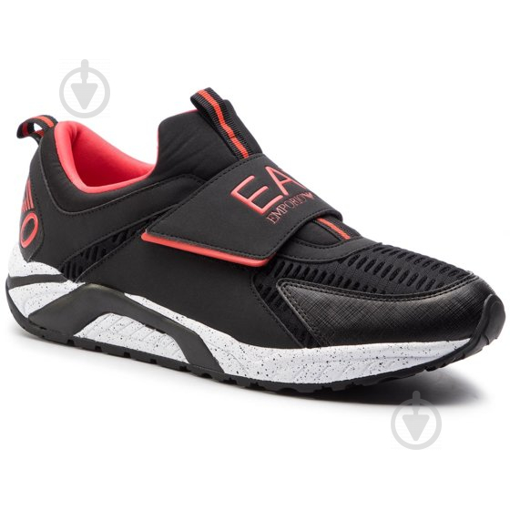 Кросівки демісезонні EA7 PVC/PLASTICA_SNEAKER X8X035-XK062-A043 р.40 чорні - фото 1