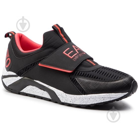 Кросівки демісезонні EA7 PVC/PLASTICA_SNEAKER X8X035-XK062-A043 р.42 чорні - фото 1