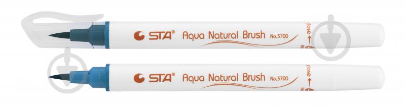 Маркер акварельний STA пензлик AQUA NATURAL BRUSH STA3700-31 синій нічний - фото 1