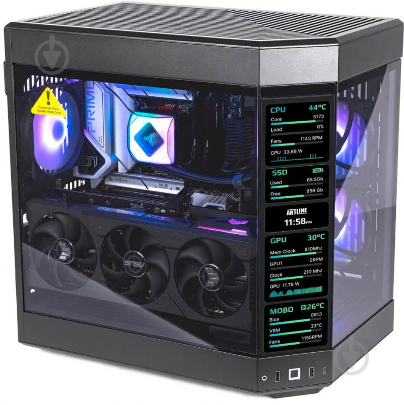 Комп'ютер Artline Gaming Y60 (Y60v05) black - фото 3