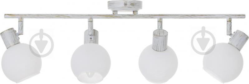 Спот Victoria Lighting 4x40 Вт E14 античный белый RODOS/PL4 - фото 3