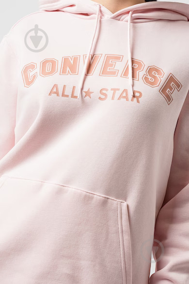 Джемпер Converse CLASSIC FIT ALL STAR SINGLE SCREEN PRINT HOODIE BB 10025411-188 р.L рожевий - фото 4