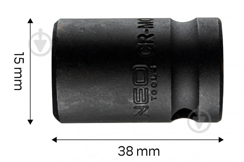 Головка NEO tools 15 x 38 мм 12-215 - фото 2 Головка NEO tools 15 x 38 мм 12-215 - фото 2