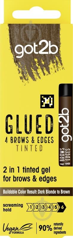 Гель для бровей Schwarzkopf Got2b tinted Glued 16 мл - фото 1