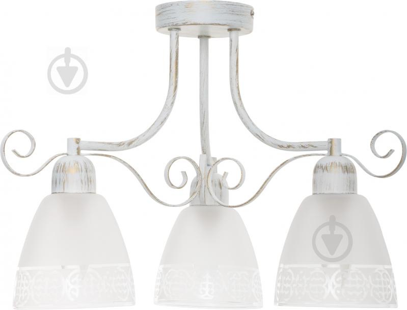 Люстра потолочная Victoria Lighting 3xE14 античный белый Lucia/PL3 - фото 2