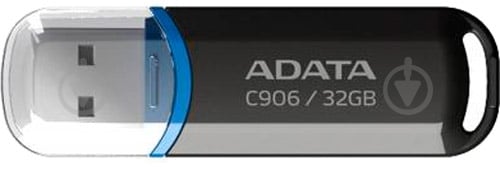 Флеш-пам'ять USB ADATA С906 32 ГБ USB 2.0 black (AC906-32G-RBK) - фото 1