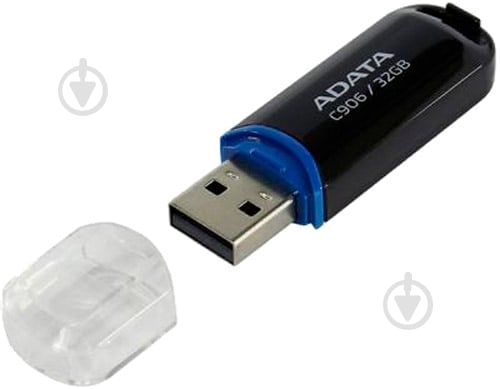Флеш-пам'ять USB ADATA С906 32 ГБ USB 2.0 black (AC906-32G-RBK) - фото 3