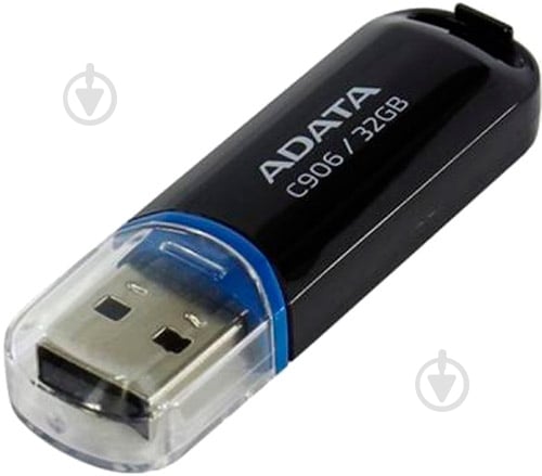 Флеш-пам'ять USB ADATA С906 32 ГБ USB 2.0 black (AC906-32G-RBK) - фото 2