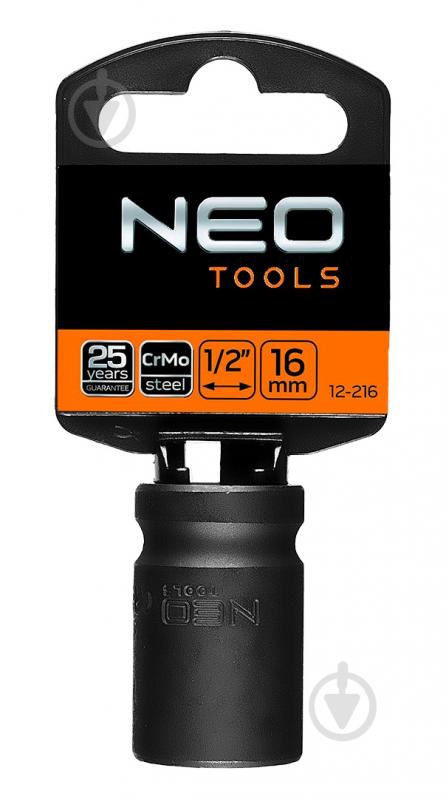 Головка NEO tools 16 x 38 мм 12-216 - фото 3 Головка NEO tools 16 x 38 мм 12-216 - фото 3