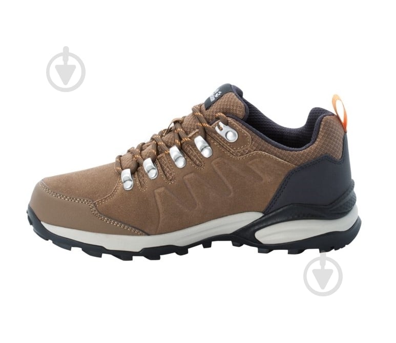 Полуботинки Jack Wolfskin REFUGIO TEXAPORE LOW W 4050821_5238 коричневый - фото 2 Полуботинки Jack Wolfskin REFUGIO TEXAPORE LOW W 4050821_5238 коричневый - фото 2