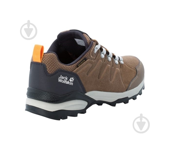 Полуботинки Jack Wolfskin REFUGIO TEXAPORE LOW W 4050821_5238 коричневый - фото 3 Полуботинки Jack Wolfskin REFUGIO TEXAPORE LOW W 4050821_5238 коричневый - фото 3