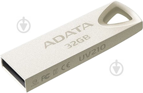 Флеш-пам'ять USB ADATA UV210 32 ГБ USB 2.0 gold (AUV210-32G-RGD) - фото 1