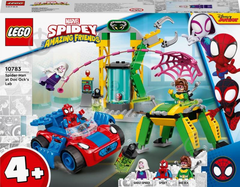 Конструктор LEGO Super Heroes Marvel Человек-Паук в лаборатории Доктора Осьминога 10783 - фото 1