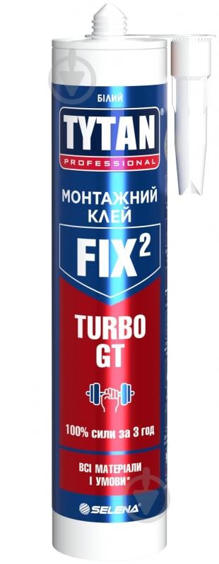 Клей монтажный Tytan FIX² GT 290 мл белый - фото 1