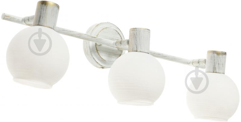 Спот Victoria Lighting 3x40 Вт E14 античний білий Rodos/PL3 - фото 1